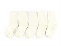 Minipop off-white socks bamboo (5-pack)